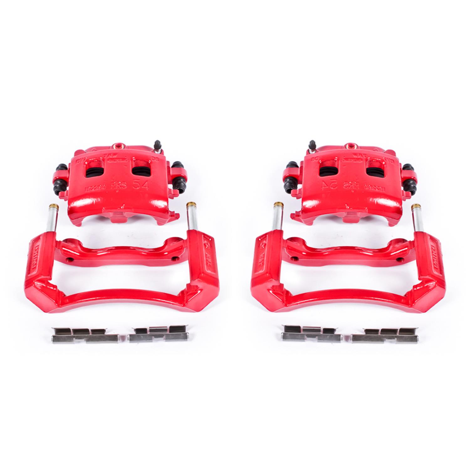 PowerStop Red Powdercoated FRONT Brake Calipers 02-05 Ram 1500